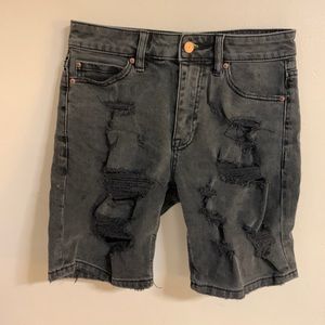 ASOS SKINNY FIT DENIM SHORTS